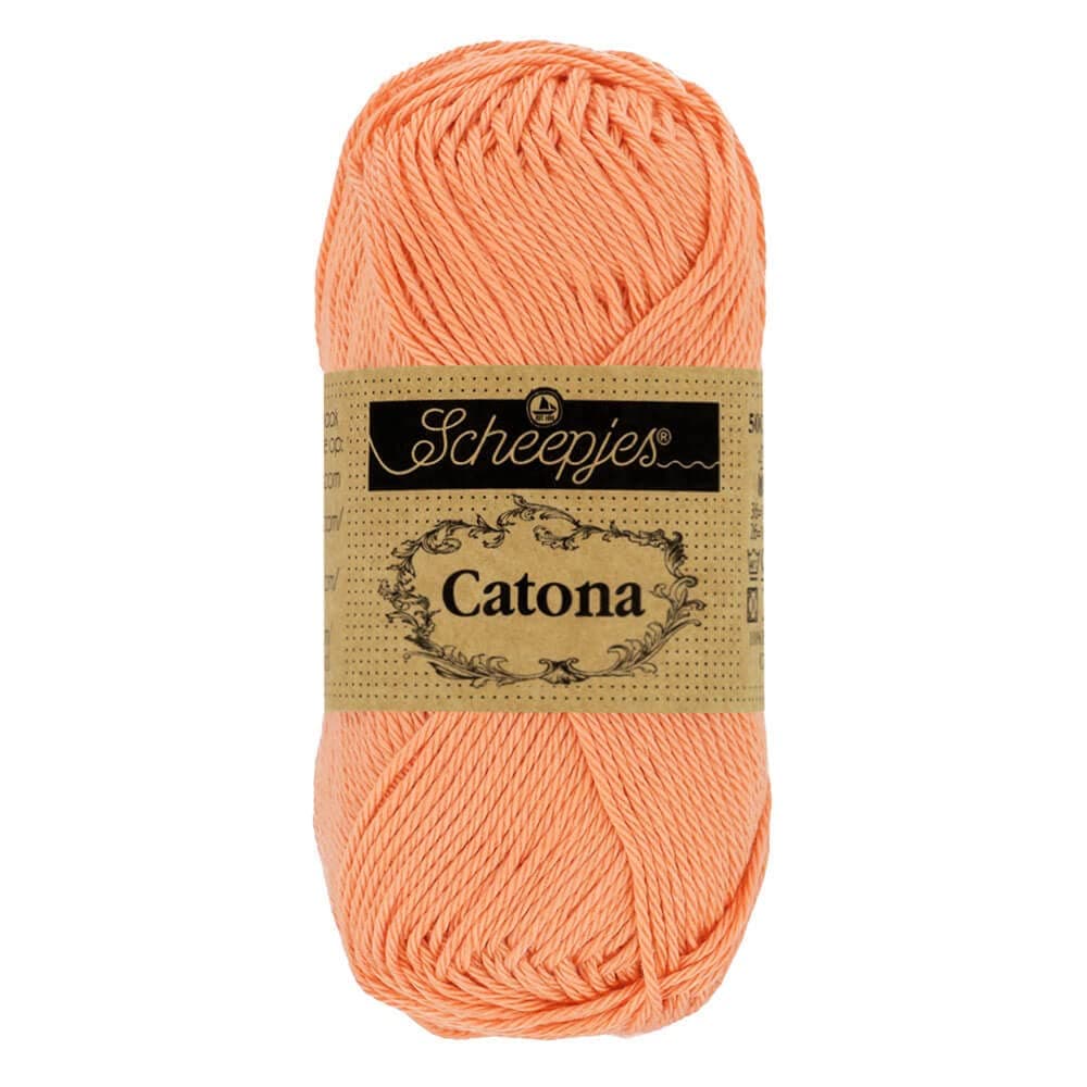 Scheepjes - Scheepjes Catona 524 Apricot Yarn - 10x50g