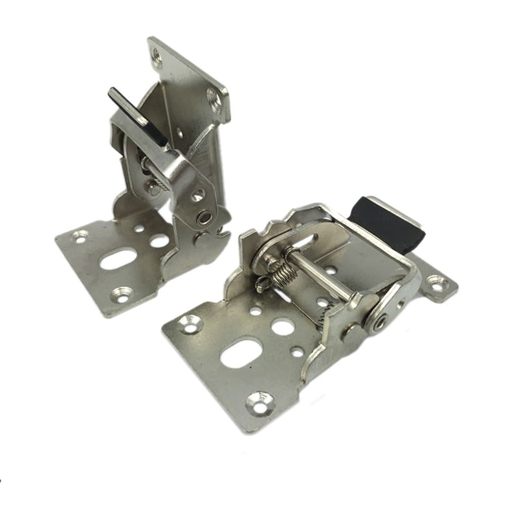 Whale GoGo 2 Pcs 180 Degrees Self-locking Folding Hinges for Extension Table Bed Feet