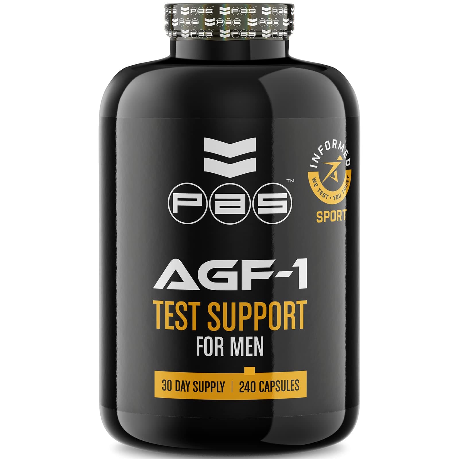 Nutrition AGF-1 Test Support Supplements for Men Supports with D-Aspartic Acid, L-Carnitine Tartrate, 30 Day Supply