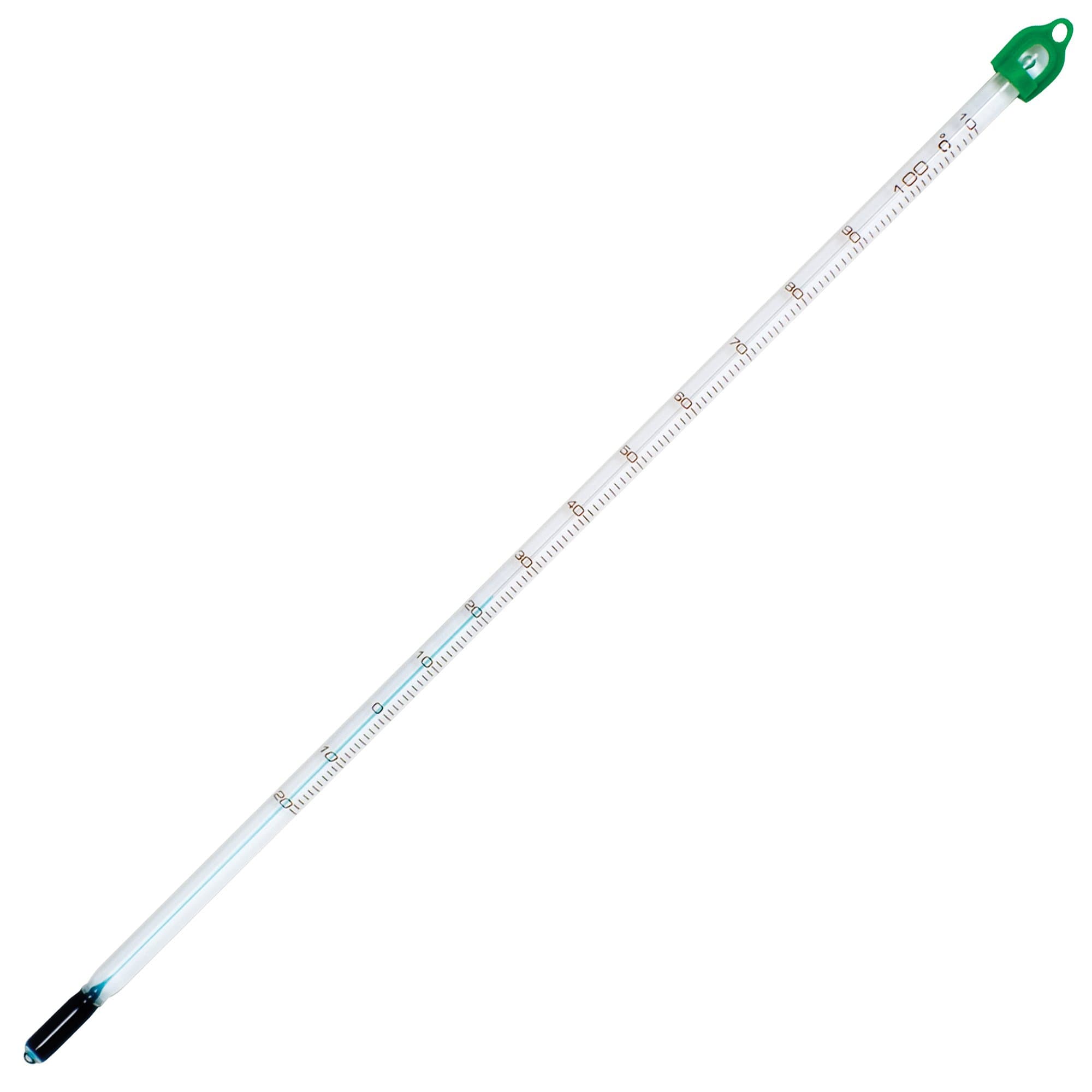 SP Bel-Art, H-B Enviro-Safe General Purpose Liquid-in-Glass Thermometer; -20 to 110C, Total Immersion, Environmentally Friendly (B60506-0100)