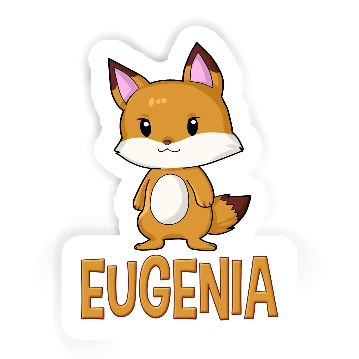 Eugenia Fox Sticker (2pcs 5.5 inch, 4pcs 2.5 inch, 6pcs 1.8 inch)