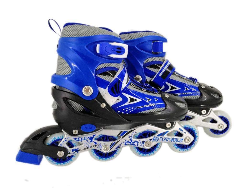 Ajustable Roller Skate Shoes, Blue, 38-43
