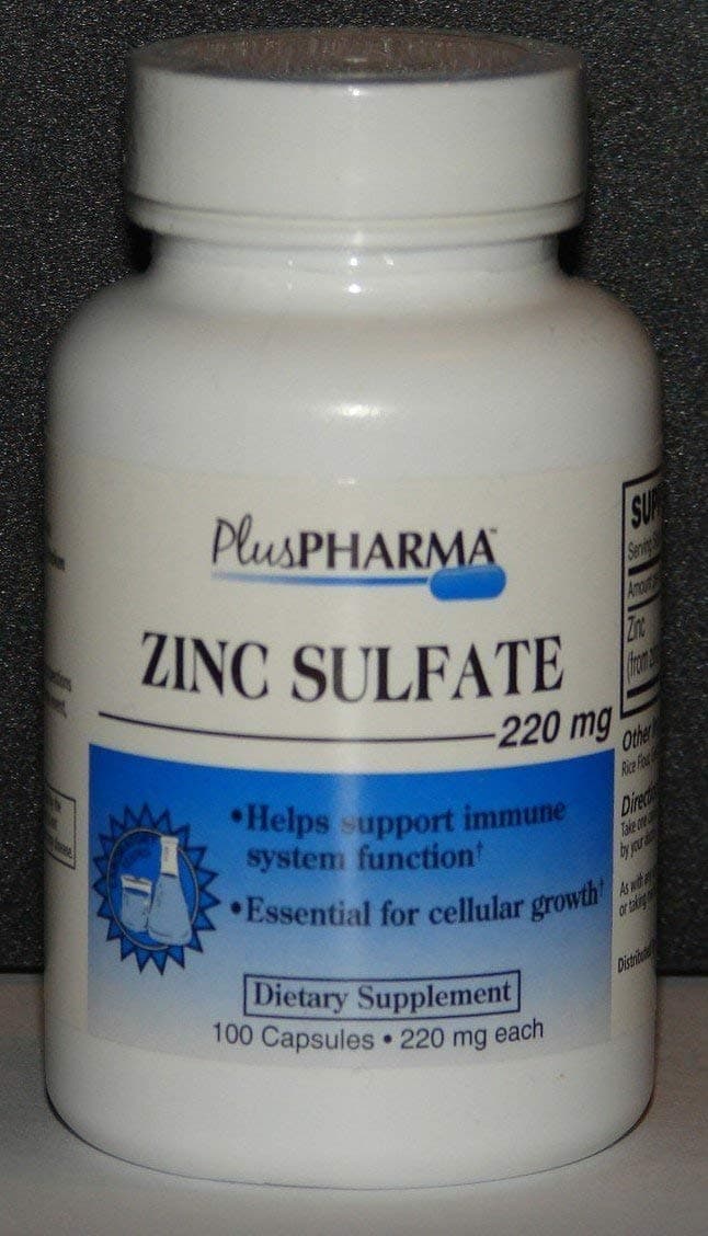 Zinc Sulfate 220mg Capsules
