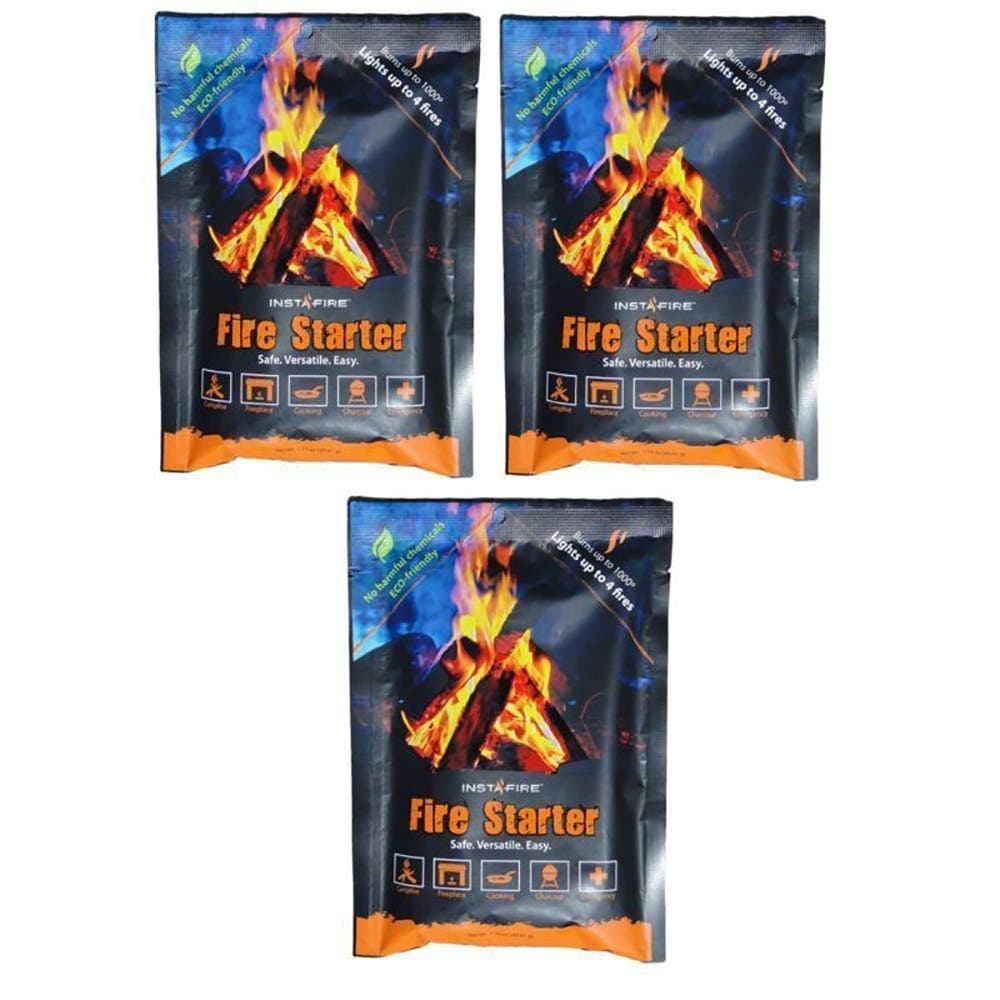 If3pkfs Fire Starter Pouches, 2.2 Oz, 3-pack