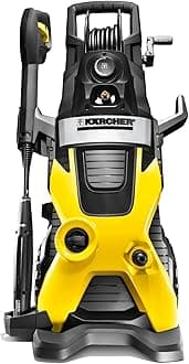 Kärcher 2000 PSI Electric Pressure Washer, Vario Power & Dirtblaster Wands, Pressurized Hose Reel, 1.4 GPM, Yellow/Black