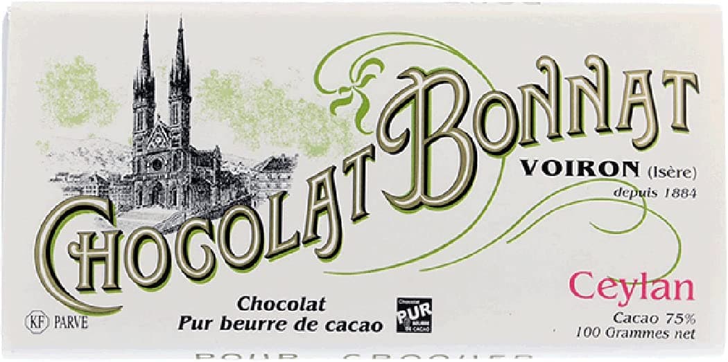 Chocolat Bonnat Ceylan 75% Dark Chocolate Bar