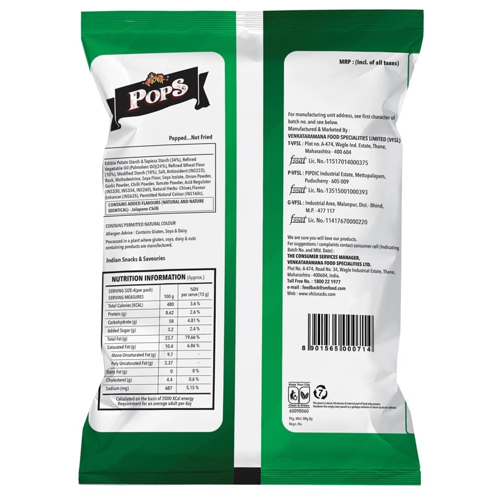 Piknik Pops, Jalapeno 60g