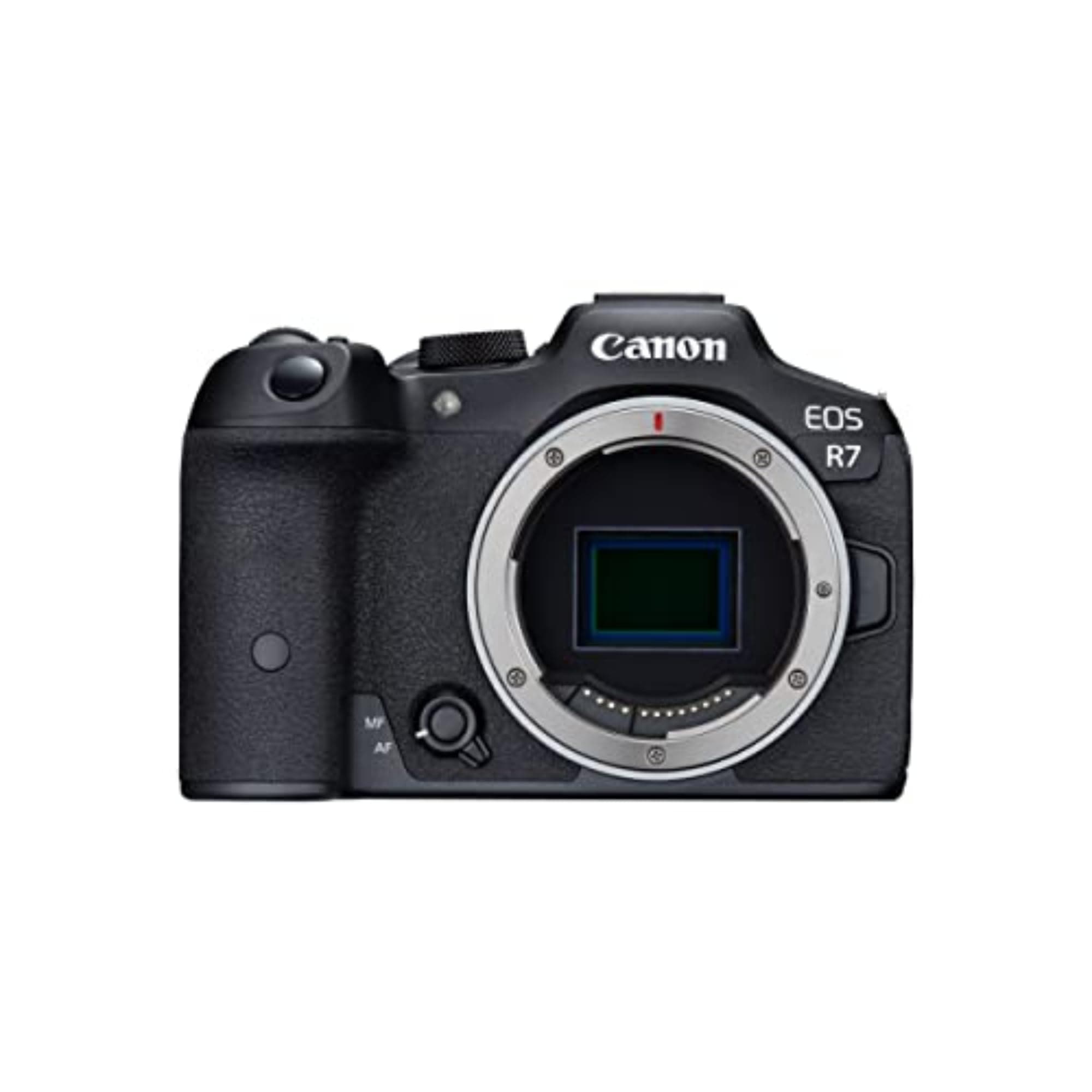 EOS R7 (Body Only), Mirrorless Vlogging Camera, 32.5 MP Image Quality, 4K 60p Video, DIGIC X Processor, Dual Pixel CMOS AF, Subject Detection, for Professionals and Content Creators