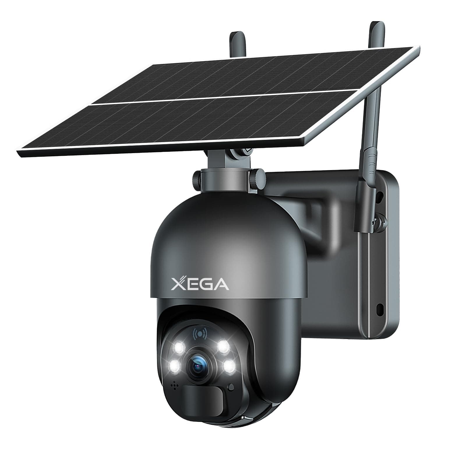 3G/4G LTE Security Camera No WiFi, 2K Super HD Solar Powered Wireless Outdoor 4G Security Camera, PIR Motion Sensor, Night Vision, 2 Way Talk, SIM Card Included