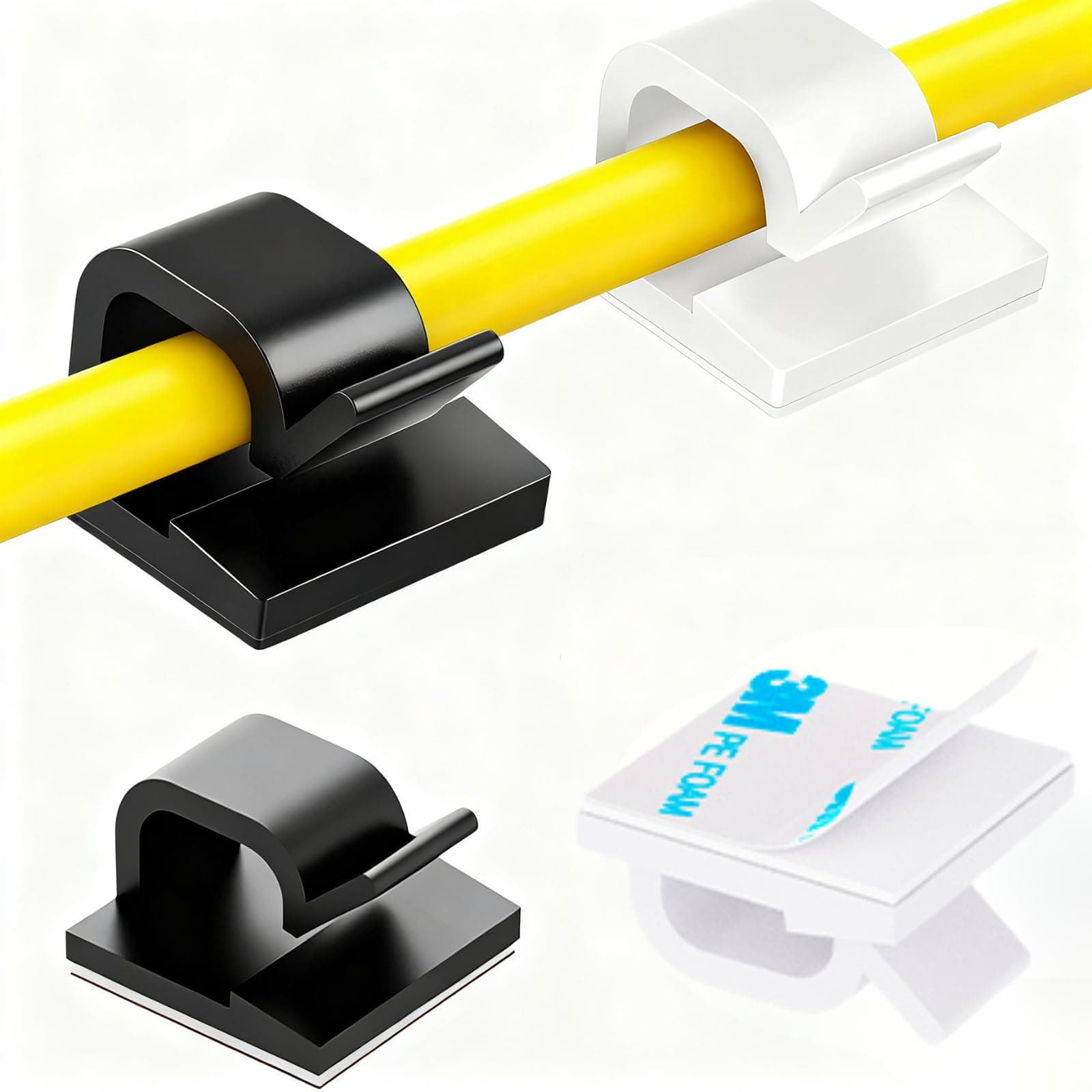 [100 Pcs] Cable Clips