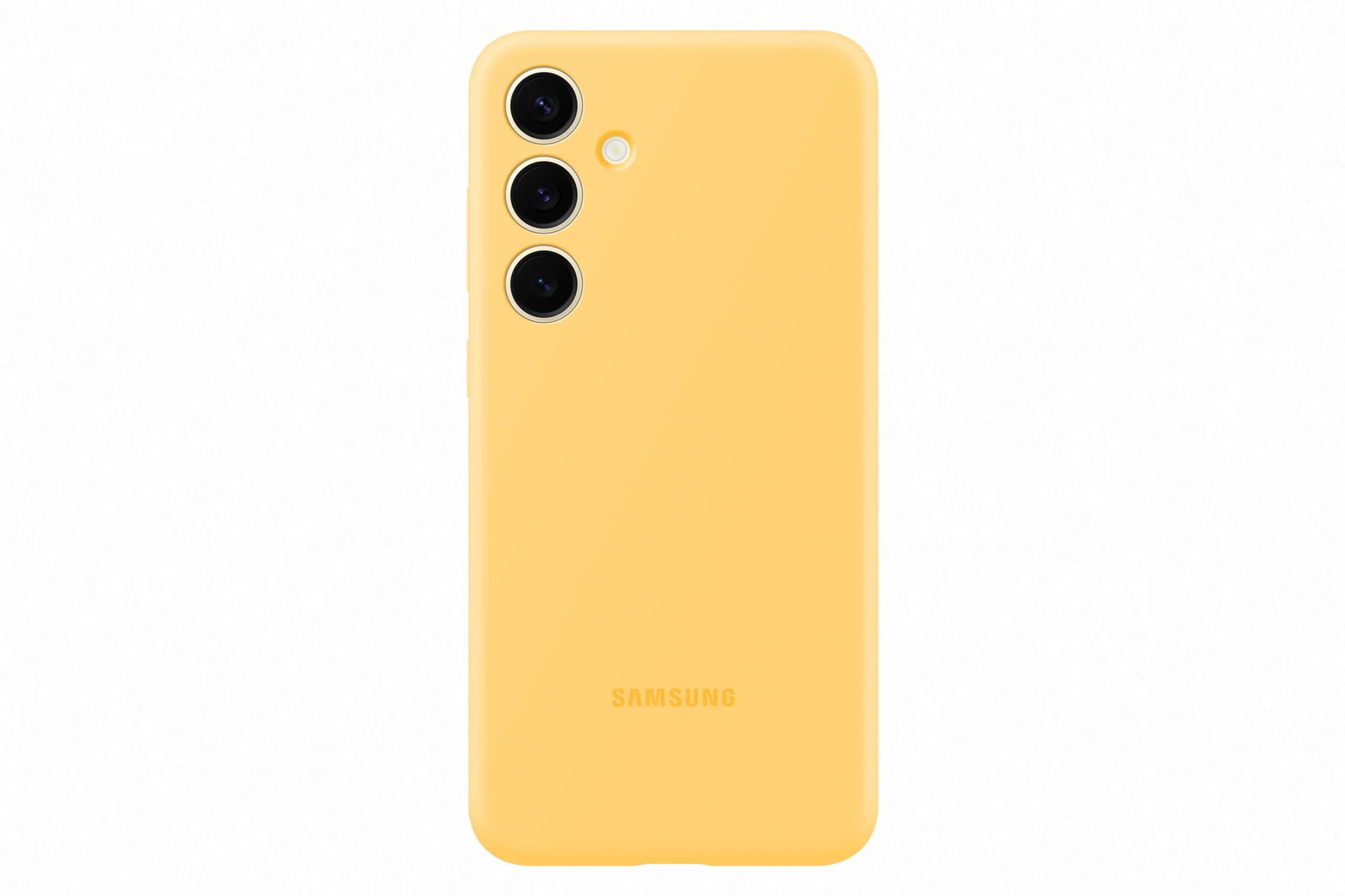 Samsung Galaxy S24+ Silicone Case, Yellow