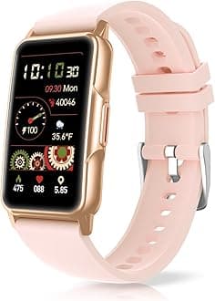 Smart Watch Health Fitness Tracker with 24/7 Heart Rate, Blood Oxygen Blood Pressure Sleep Monitor, 115 Sports Modes, Step Calorie Counter Pedometer IP68 Waterproof for Android and iPhone Women Men