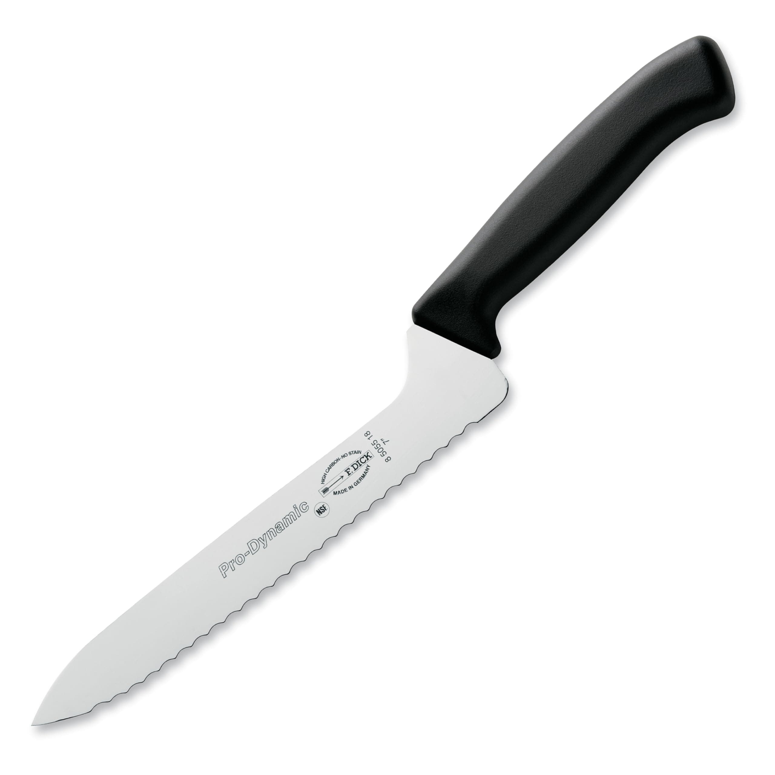 F Dick 7 Offset Bread Knife"