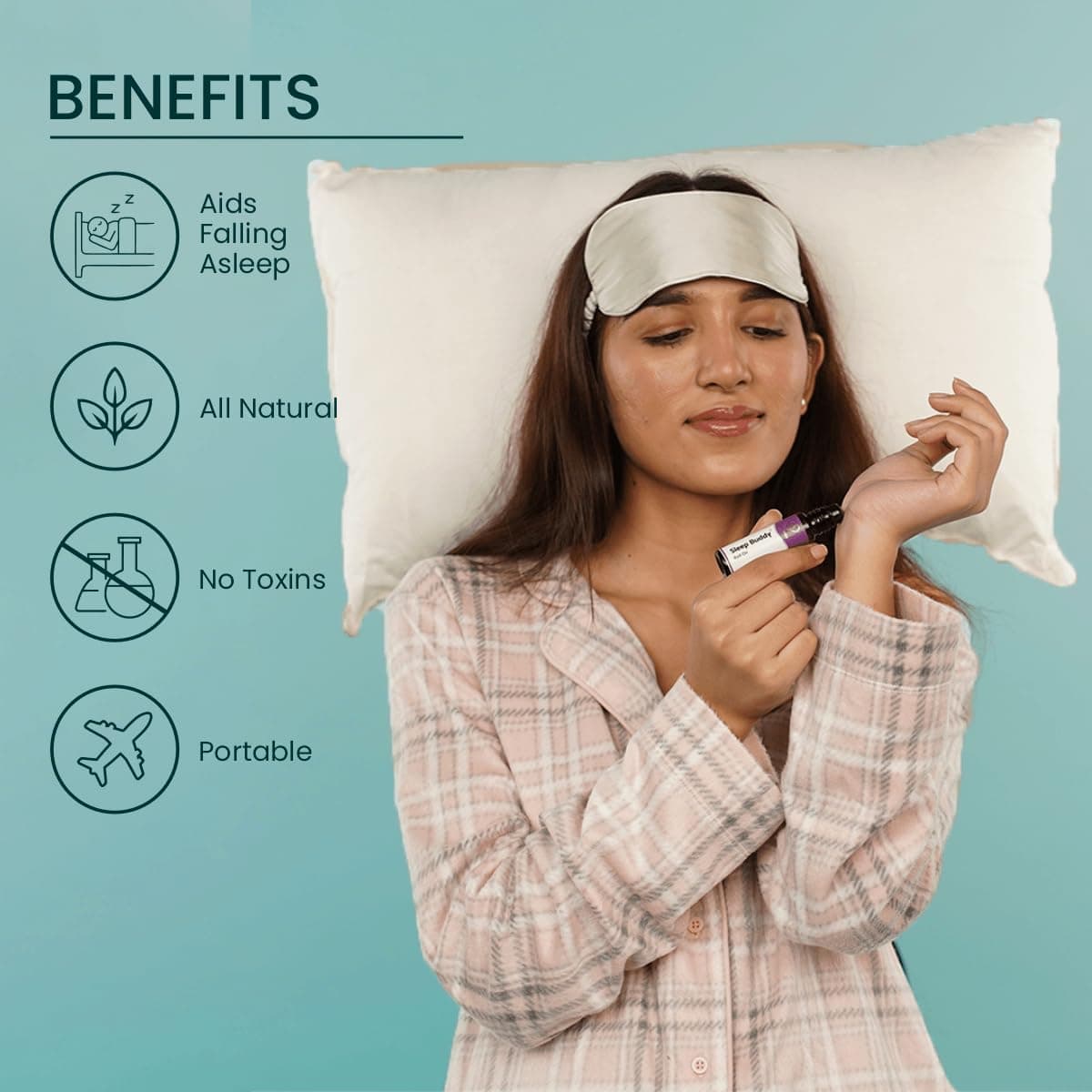 Herb Tantra Sleep Buddy Roll On and Calm Down Roll On Combo | A perfect Combo for Stress Relief andRelaxing | 100% pure and natural |Easy To Use| 9ml |Pack of 2