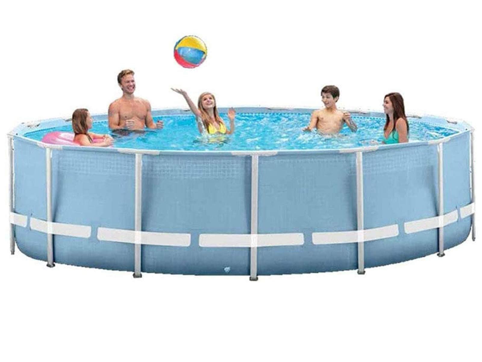 swimming pool Round Frame Above Ground Pool Set Model Pond Family Filter Pump Metal Frame Structure Pool