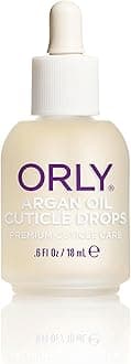 ORLY Argan Cuticle Oil Drops | Nourishing Treatment for Dry Cuticles & Brittle Nails | With Argan Oil, Jojoba Oil & Vitamin E | Hydrates, Softens & Prevents Moisture Loss (18ml)