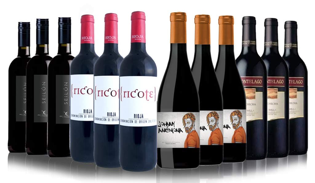Spanish Red Rioja Ribera La Mancha DO Selection, 75 cl (Case of 12)