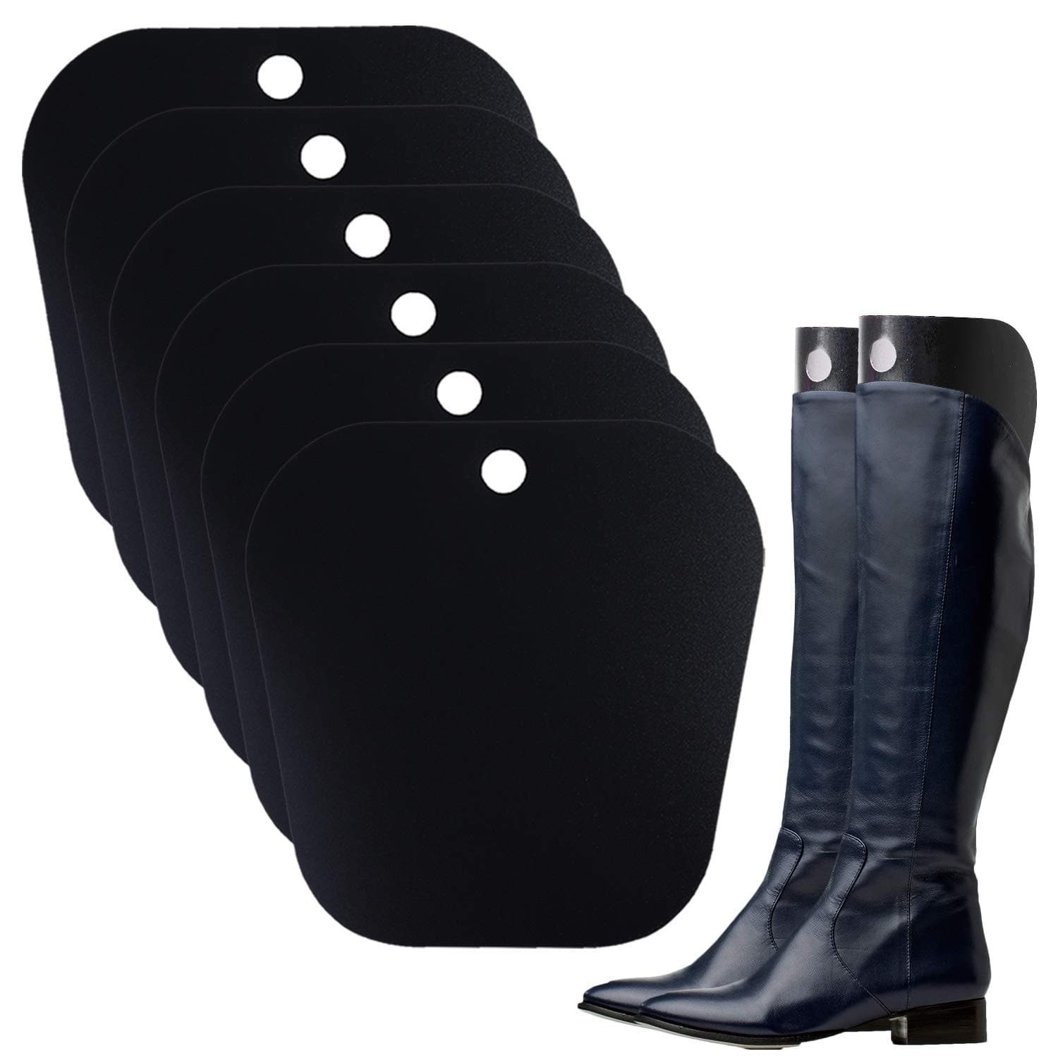 Ruisita6 Pack Reusable Boots Tall Support Boot Shapers Form Inserts for Preventing Bending and Creasing