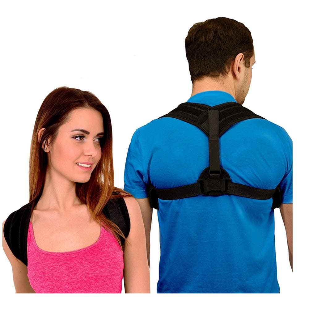 JRG Back Posture Corrector for Women & Men - Effective and Comfortable Posture Brace for Slouching & Hunching - Discreet Design - Clavicle Support