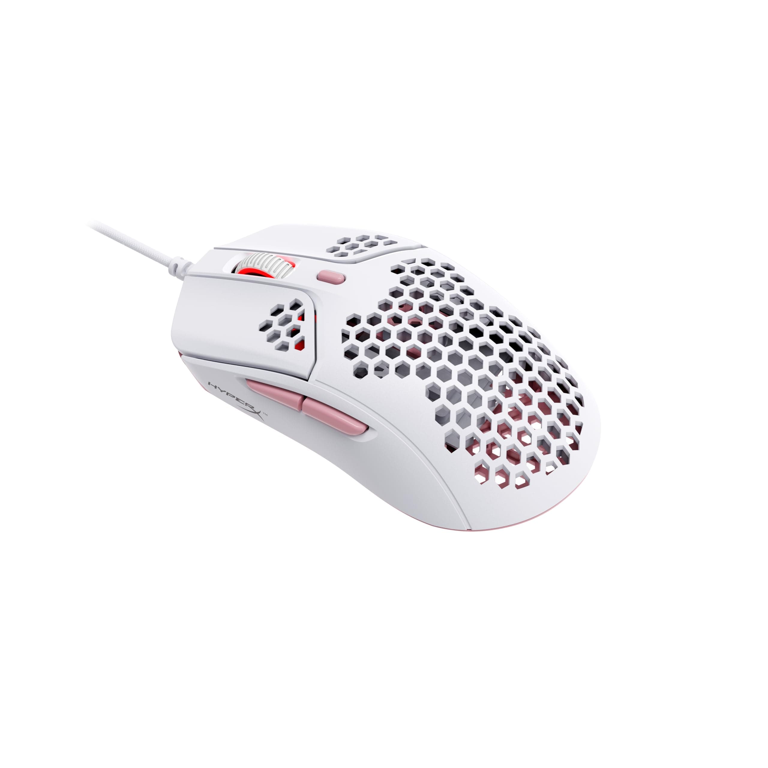 HyperX Pulsefire Haste - Gaming Mouse (White-Pink)