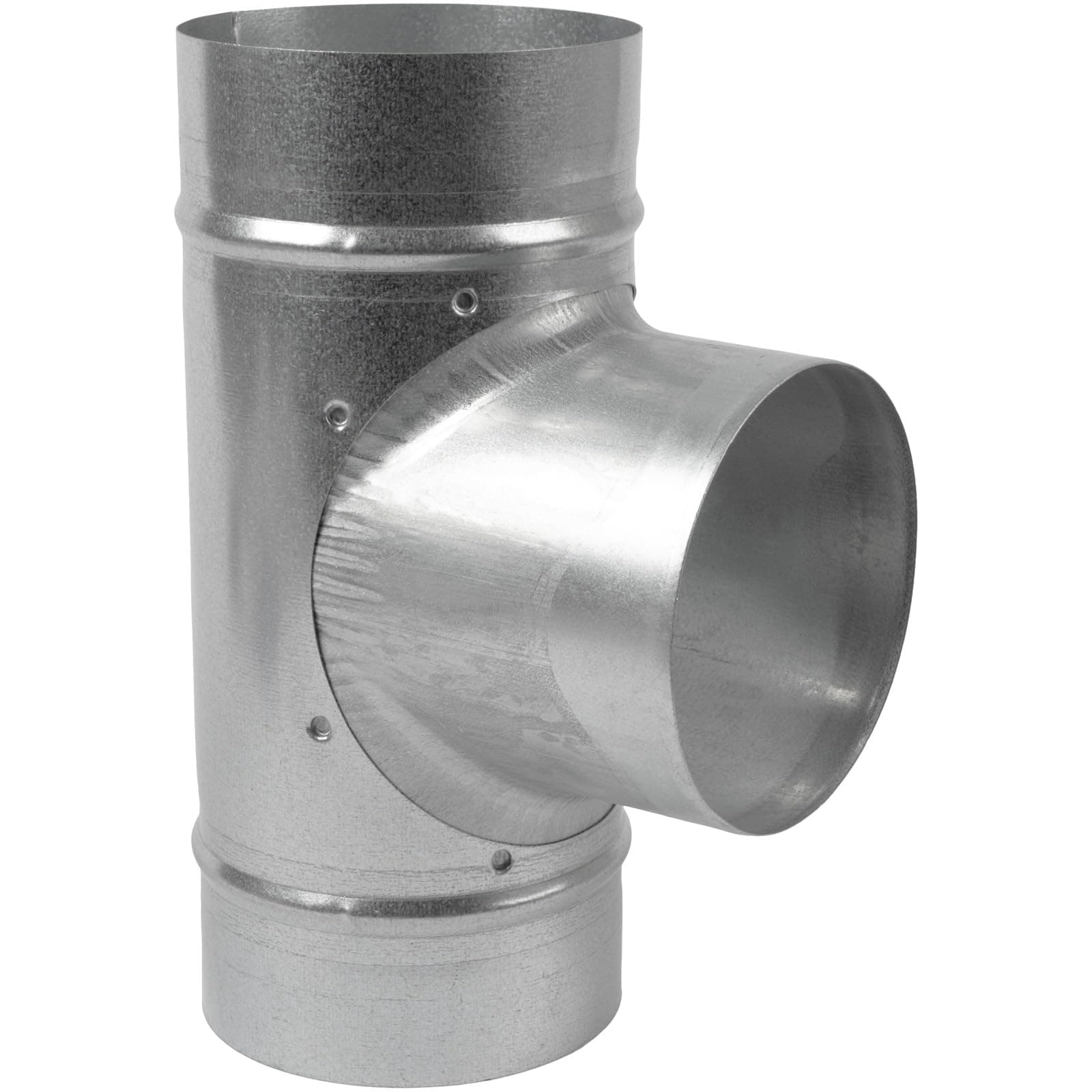 Vent Systems 4'' Inch T Shape Duct Connector 3 Way Hose Adapter/Splitter For Hose T-shape Round Pipe Connector- Extractor Fan - Duct Hose Dryer Vent T Connector - 4 Inch 3 Way Fitting