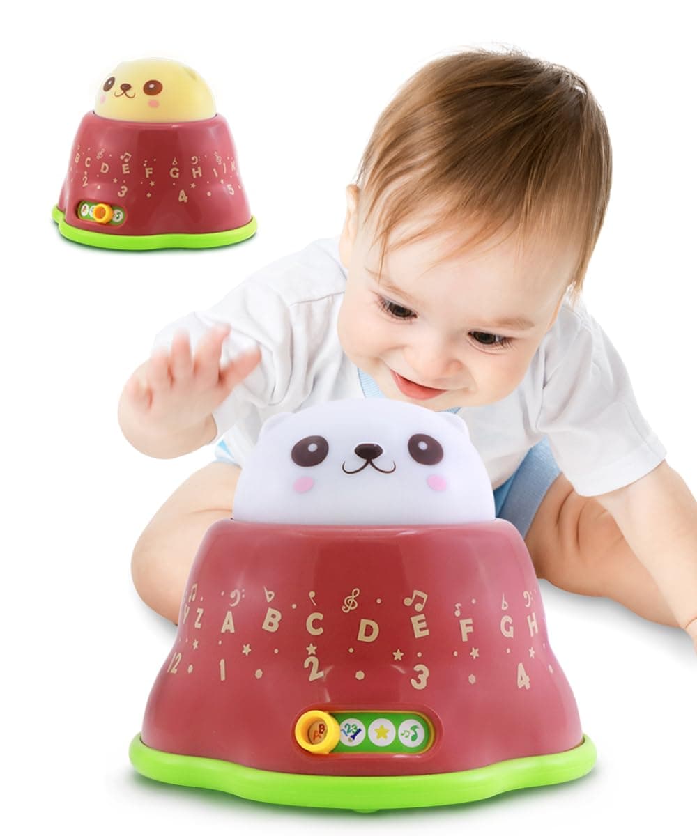 BEST LEARNING Whack and Learn Mole - Educational Interactive Light-Up Toy for Infants Babies Toddlers for 6 Month and up - First Baby Boy or Baby Girl Birthday Gift