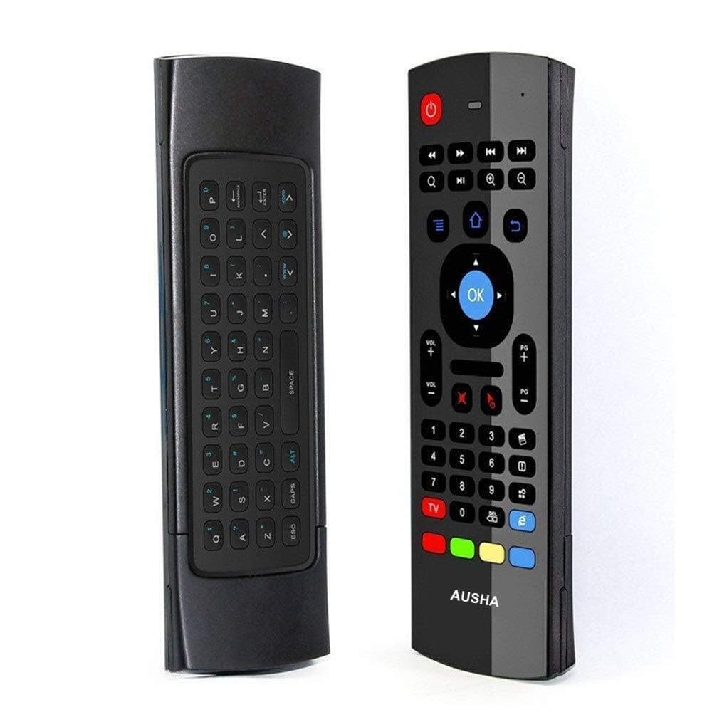 - Air Mouse SmartUniversal TV Remote with IR Learning and Keyboard for All Android Devices Like Projector,Android TV Box,Smart Android TV,Set top Cable Box, and Gaming Boxes