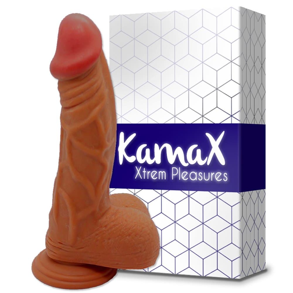 Slightly Curved Black Intimate Hand-Held Massager - KamaX