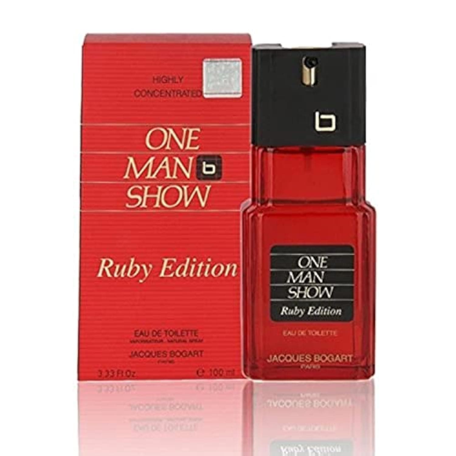 One Man Show Ruby Edition 3.4 ounces (100ml) Eau de Toilette for Men New In Box