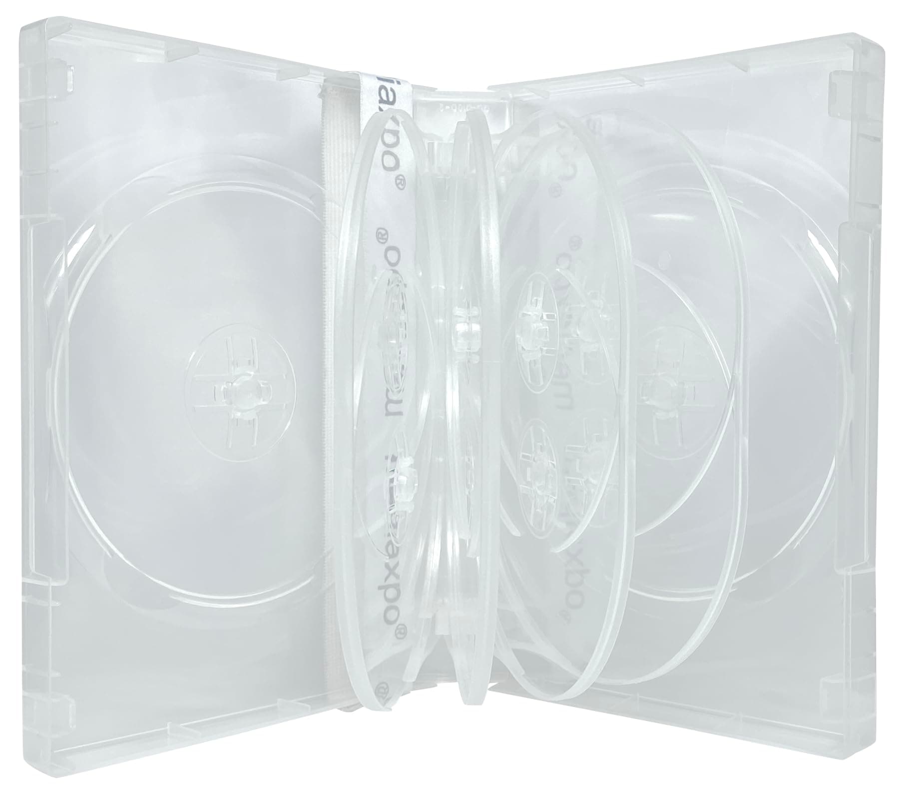 10 Clear 10 Disc DVD Cases
