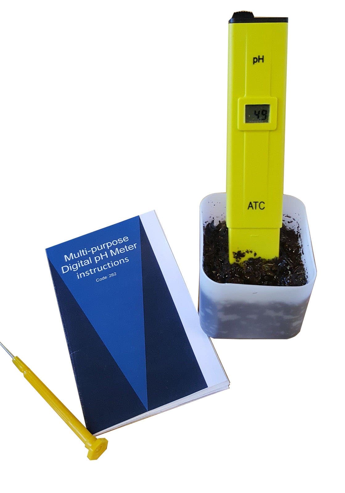 Testwest Digital Soil pH Meter Gardeners soil pH meter, tester, professional with Case