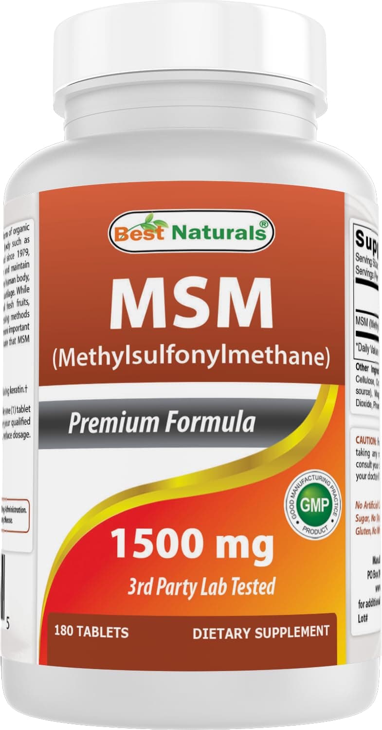 MSM 1500 mg 180 Tablets