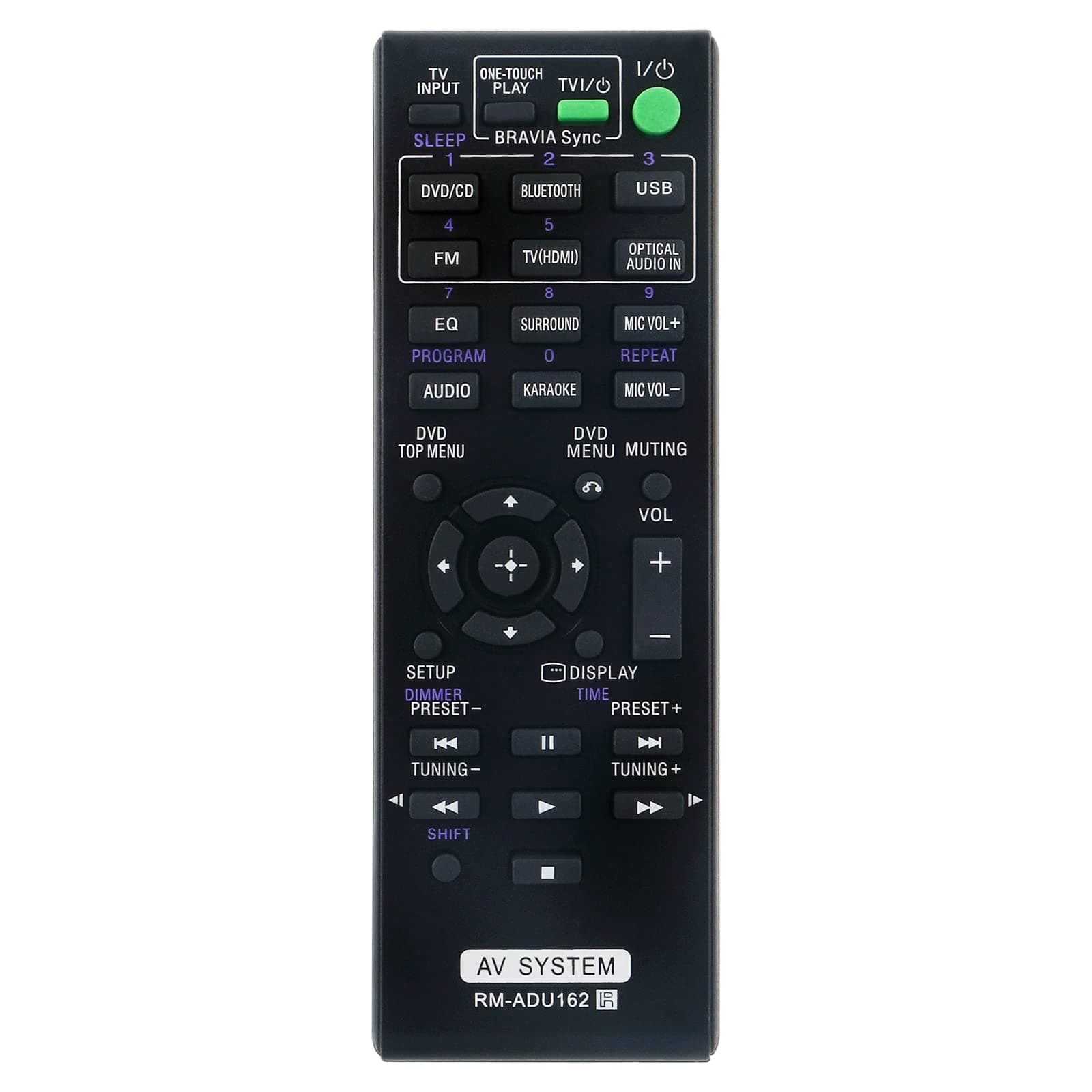 Allimity New RM-ADU162 Replacement Remote Control fit for Sony DVD Home Theatre System DAV-DZ350 DAV-DZ650 DAV-DZ950 DAVDZ350 DAVDZ650 DAVDZ950