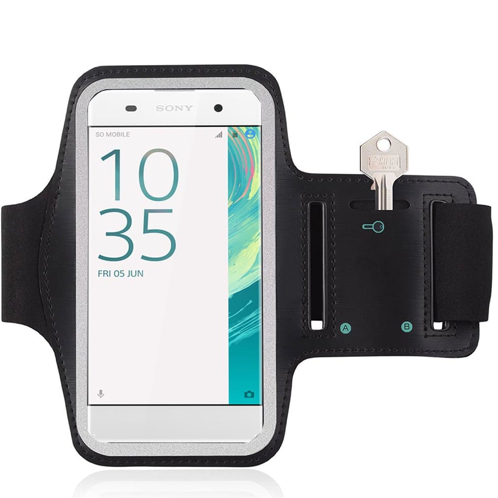 Sony Xperia 5 XA1 L1 L3 L4 / Xperia E5 E4 / Xperia XZ Running Sports Armband Gyms Fitness Workout ARM Band Cover Strap