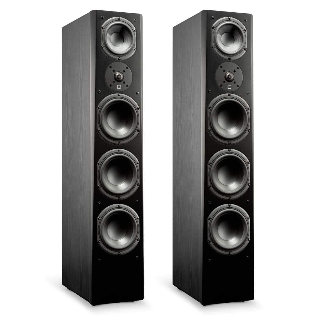 Prime Pinnacle Floorstanding Speakers - Pair (Black Ash)