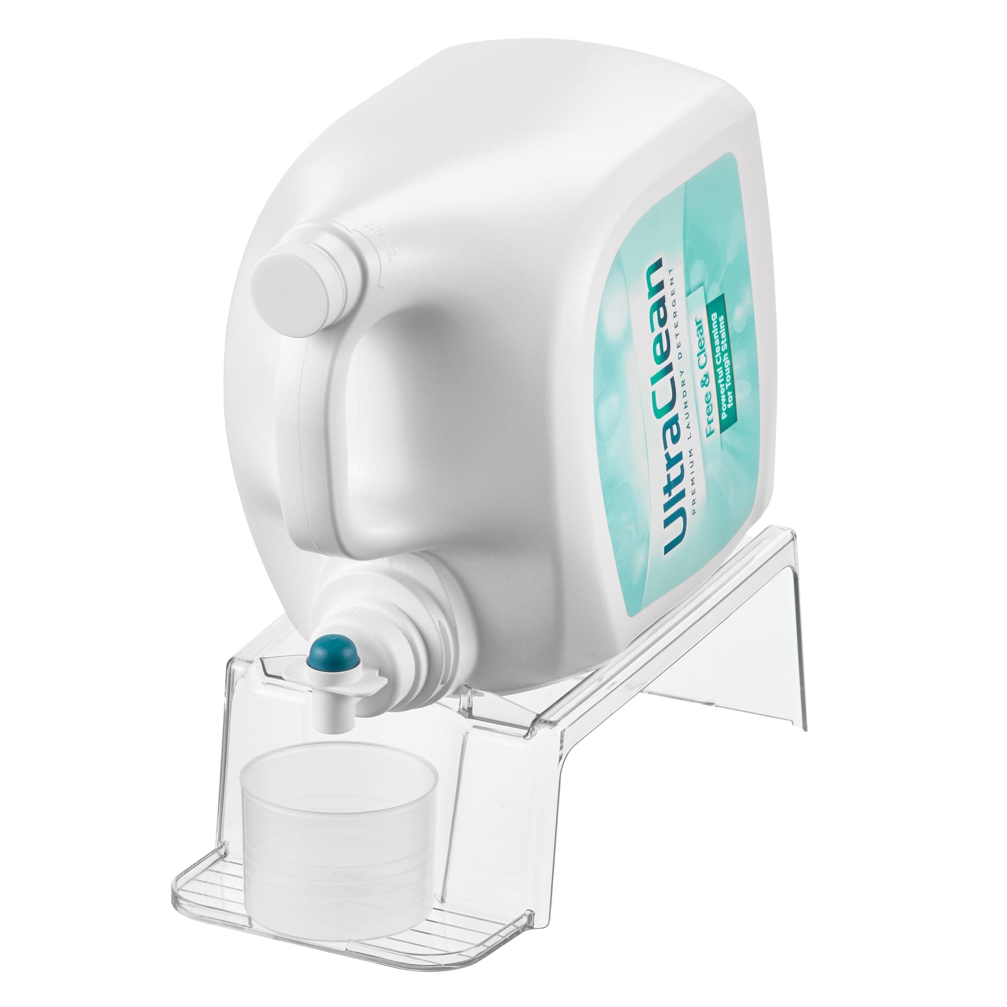 Laundry Detergent Holder, Liquid Detergent Stand for Laundry Room Organization, Clear