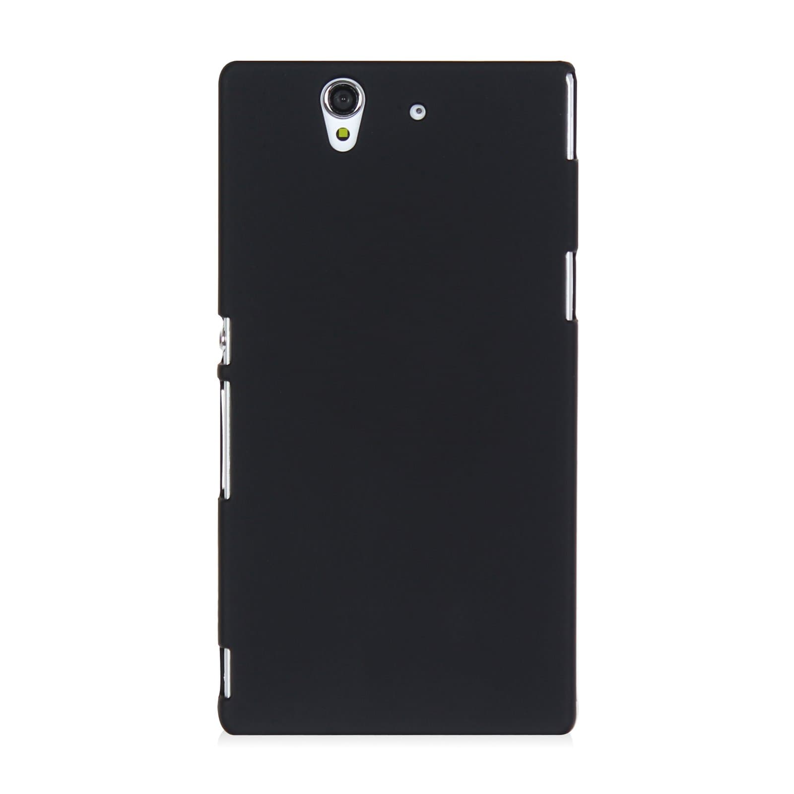 KPI Ultra Thin Plastic Matte Hard Case For Sony Xperia Z C6603 (Black)