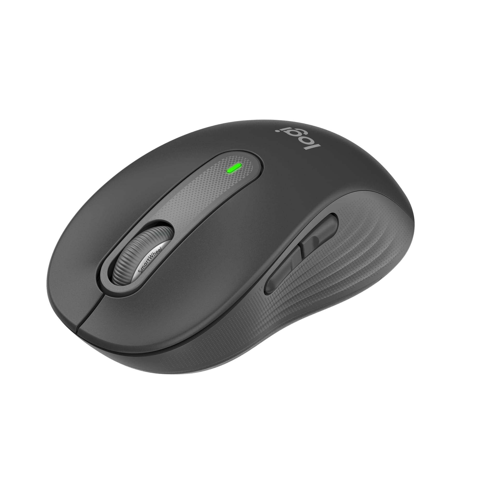 Signature M650 Wireless Mouse - For Small to Medium Sized Hands, 2-Year Battery, Silent Clicks, Customisable Side Buttons, Bluetooth, Multi-Device Compatibility - Grey