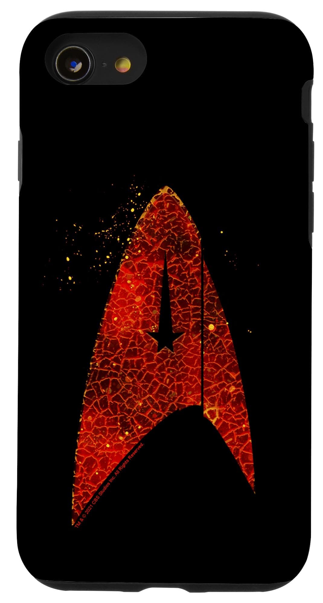 Star Trek: Discovery On Fire Command Insignia Case for iPhone SE (2020) / 7 / 8