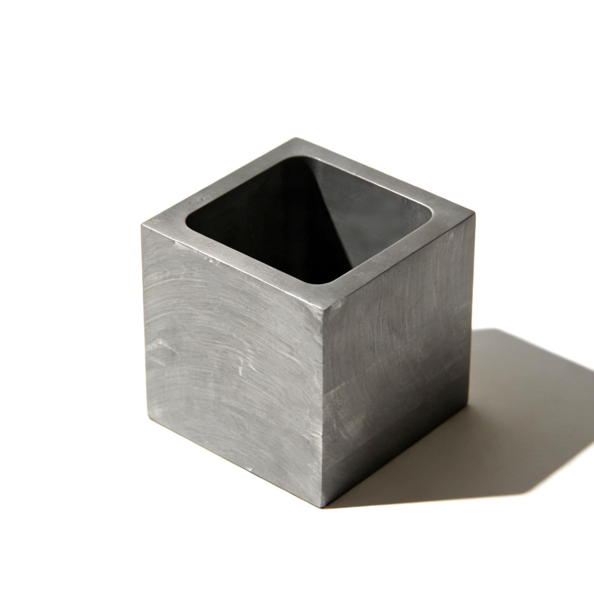 Graphite Ingot Mold, High Purity Refining Graphite, Melting Casting Mould for Gold Silver Aluminum Copper Brass Zinc Plumbum and Alloy Metals (1.97x1.97x1.97inch/1000gGold)