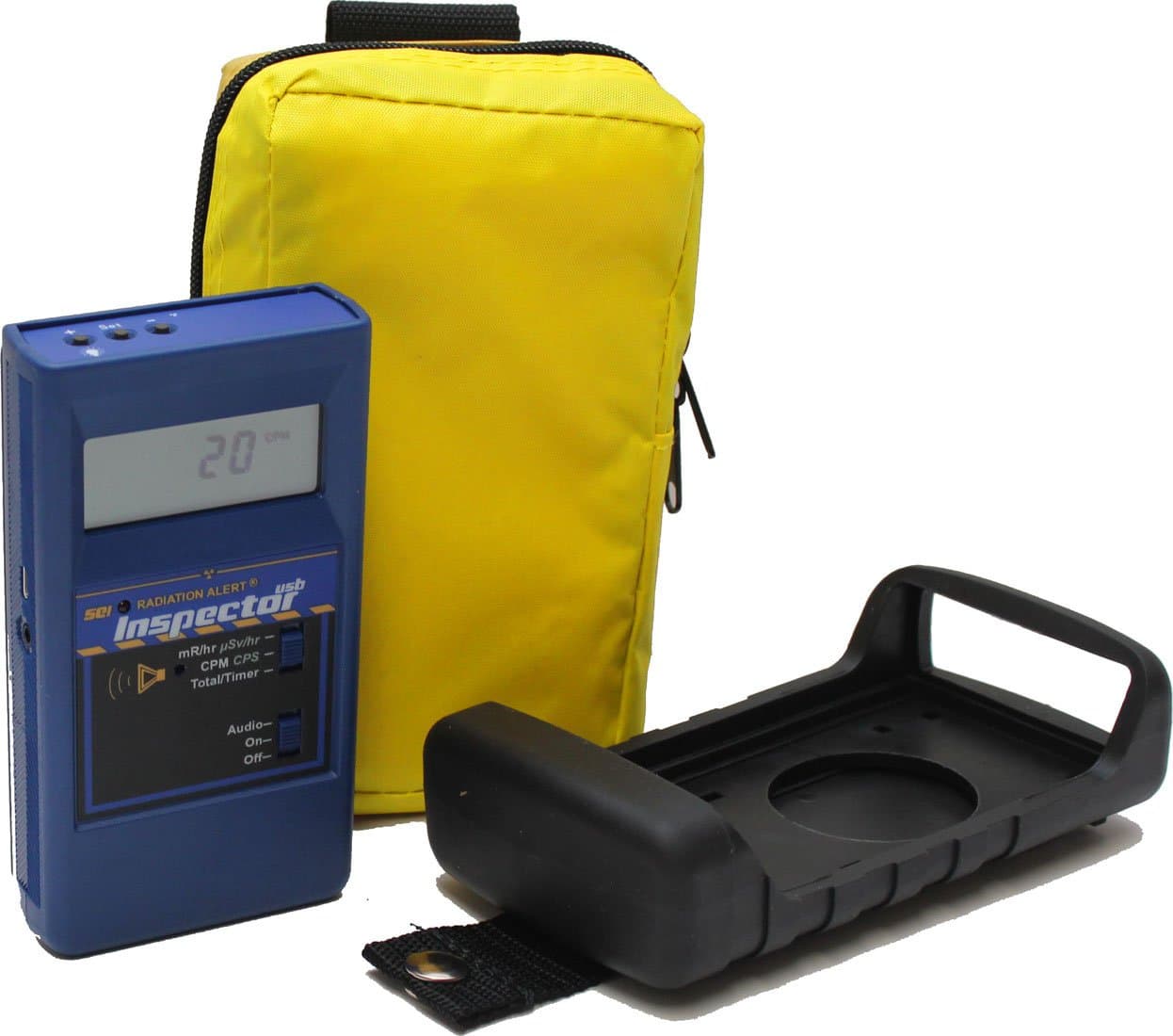 SEI Inspector Extreme USB Handheld Digital Radiation Detector with LCD Display and Protective Boot