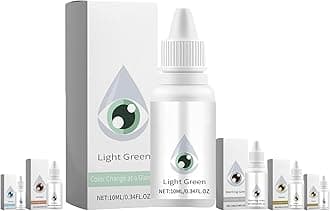 Innovative Eye Drops:Vision Products Dry Eye Relief Products Advanced Formula to Lighten & Change Your Eye Color, Relieves eye strain, 6 Fashionable Shades Including (Light Green)