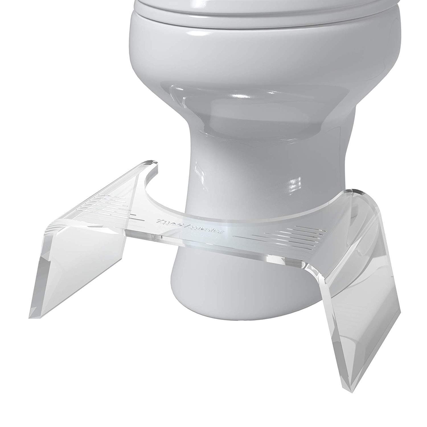 Ghost Acrylic Toilet Stool, 7"