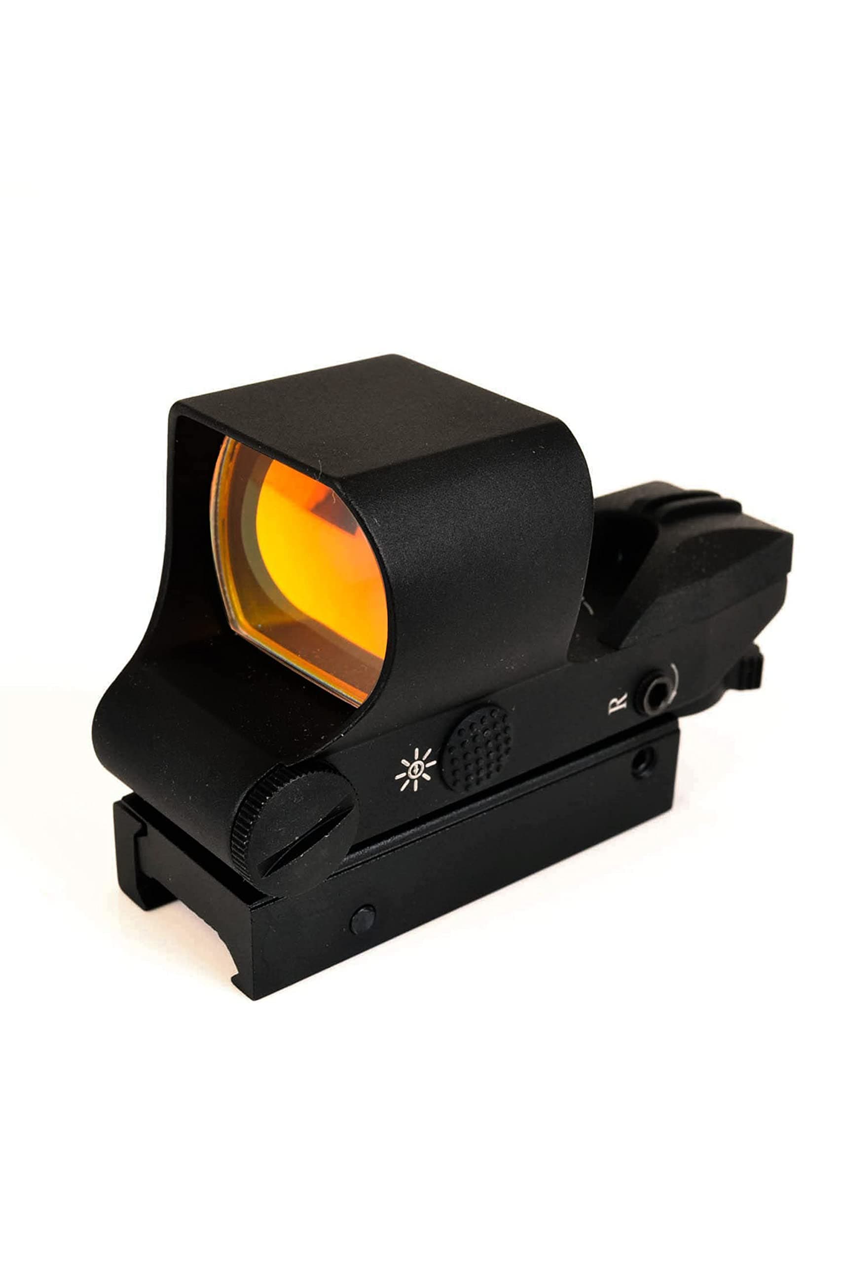 Ozark Armament Reflex Sight - Select from 4 Reticles and 5 Brightness Settings - Engineered with All Aluminum - Wide Angle Lens with Sunshade - Designed to Mount to Standard Picatinny Rail