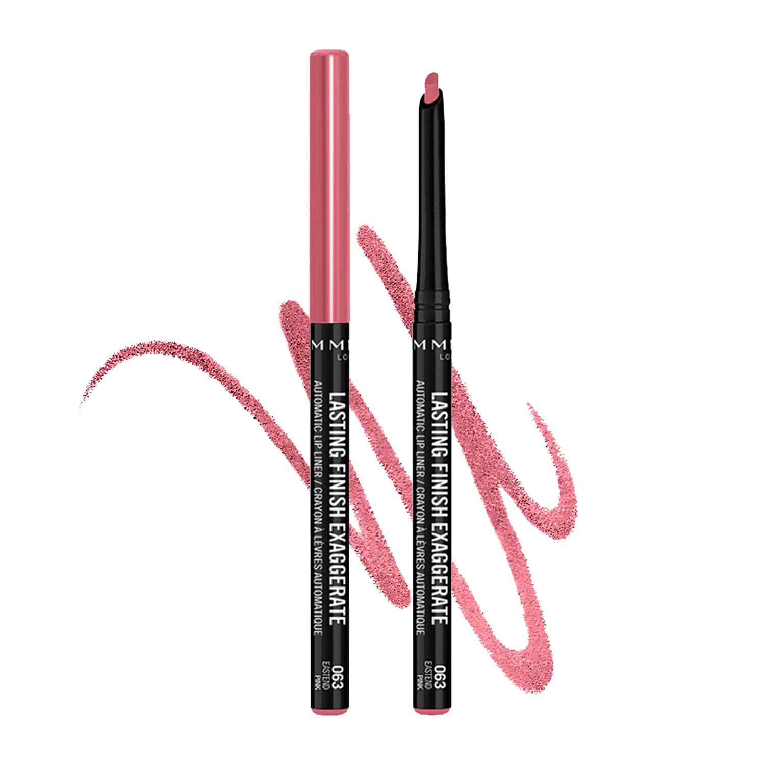 Lasting Finish Exaggerate Automatic Lip Liner - Rich, Smooth Formula, Long Lasting - 63 Eastend Pink, .01oz