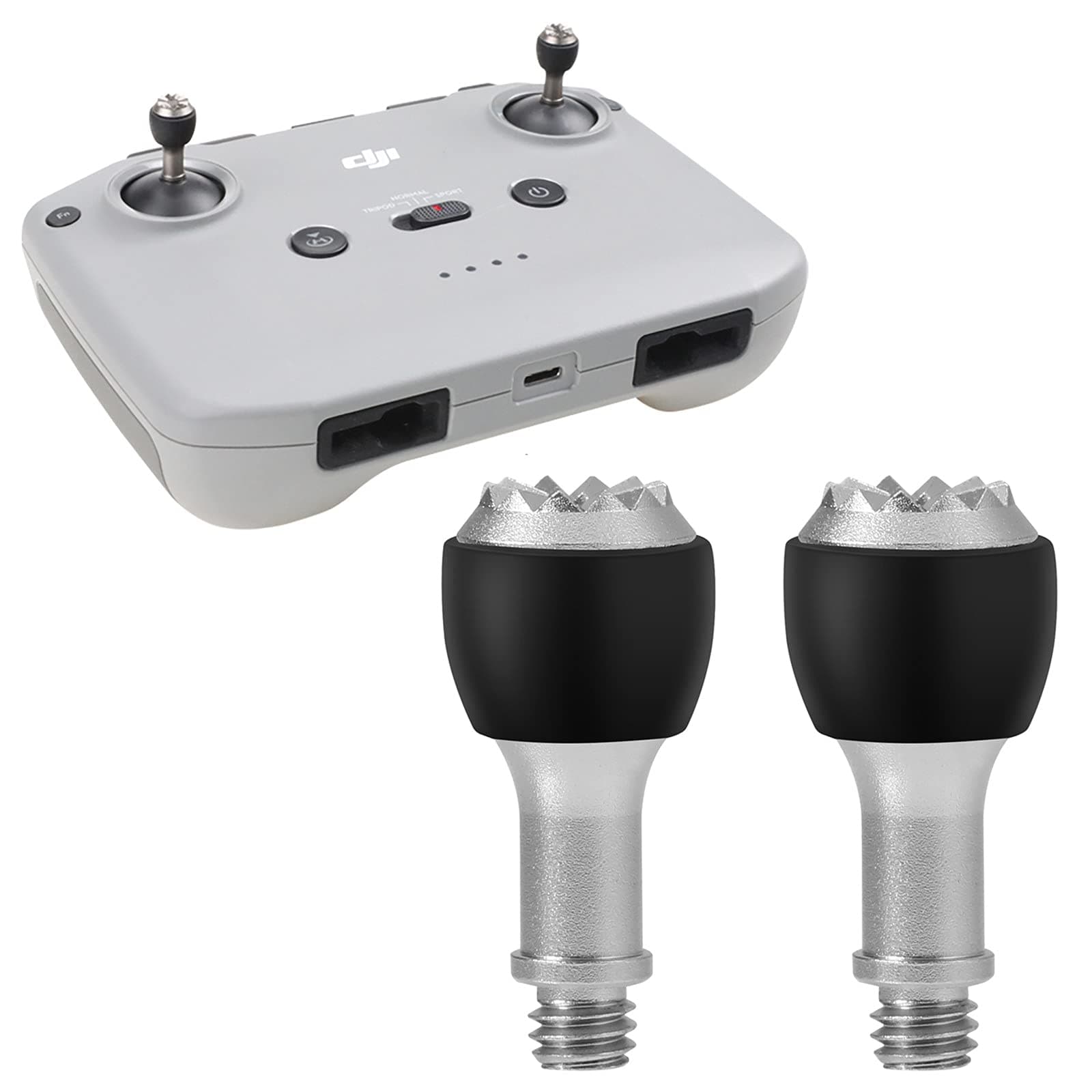 Remote Controller Stick Thumb for DJI Mavic 3,Mini 2,Mini 3 Pro,Air 2S,Mavic Air 2,Metal Aluminum Control Joystick Rocker Drone Replacement Accessories