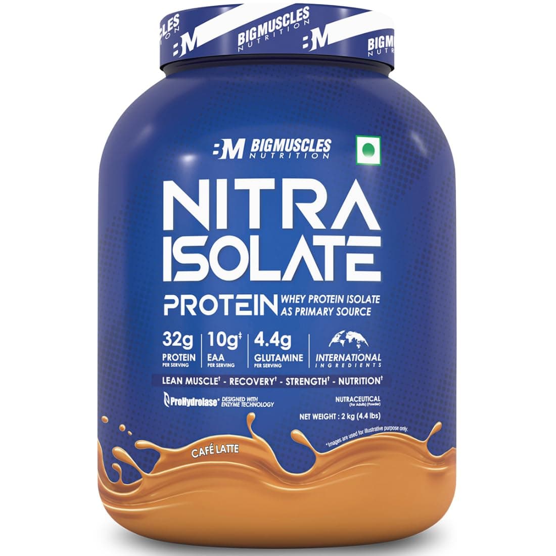 Bigmuscles Nutrition Nitra Isolate (2kg, Cafe Latte)
