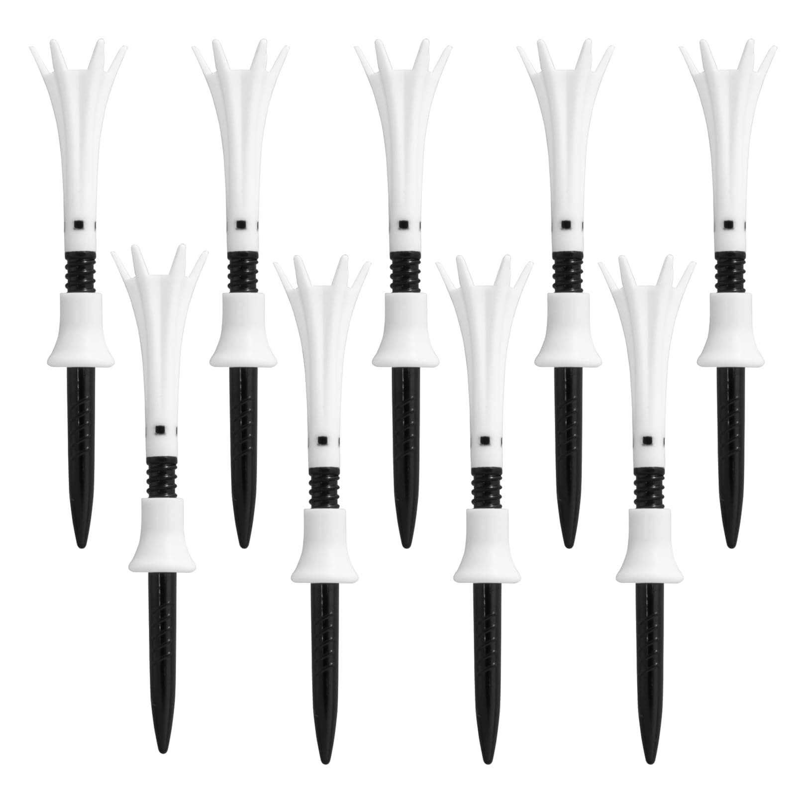 Daiya Golf Tomahawk Tee, Adjustable Height Golf Tee (Long/Semi-Long/Short), Smooth Swing for Greater Distance, Durable, Easy to Find, Ideal for Beginners, Made in Japan, Used by Pro Rikuya Hoshino