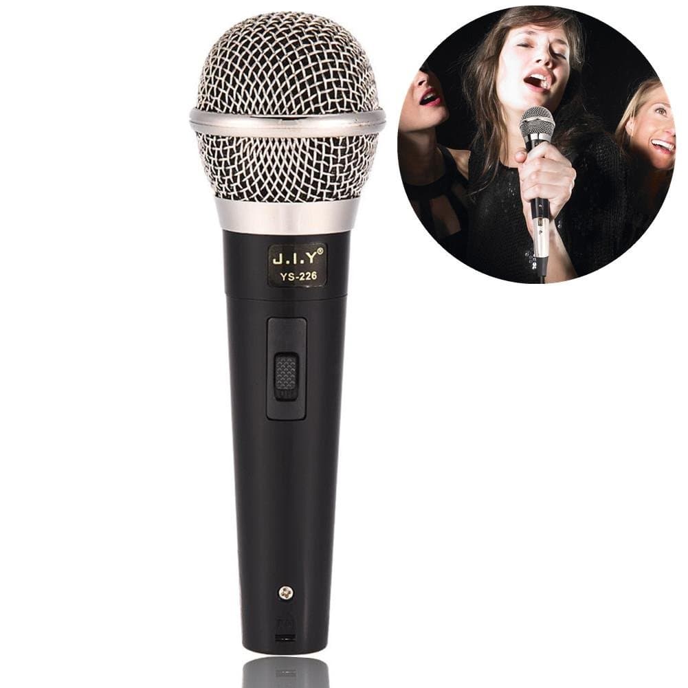 Zerone Handheld Professional Wired Dynamic Microphone Clear Voice for Karaoke Vocal Music Performance, Handheld Mic with On/Off Switch