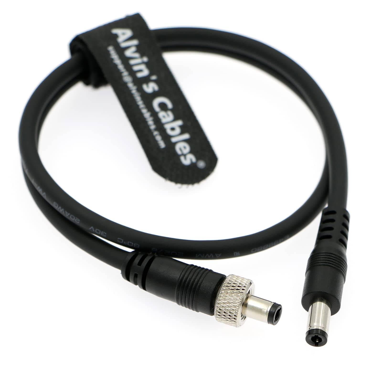 DC to DC Power Cable for Atomos Ninja V Shogun Shinobi, Lock DC 5.5 2.1 to DC for SmallHD 702, for Hollyland Mars 400s 17.7in/45cm